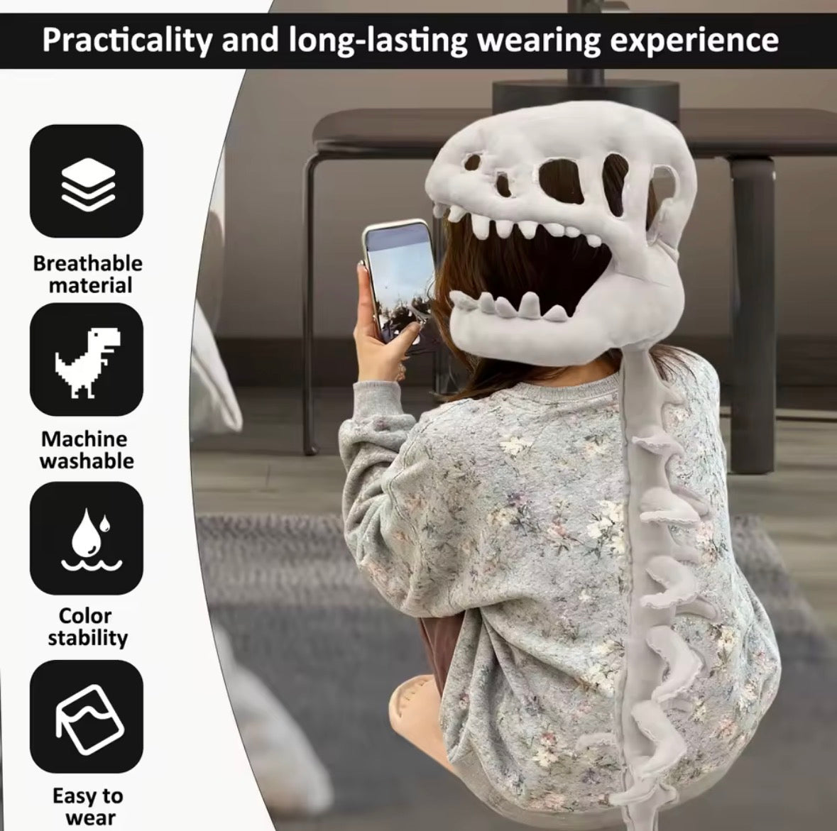 Skull Dino Costume